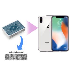 AKK A4 iPhone X Phone Poker Analyzer for Marked Barcode Decks