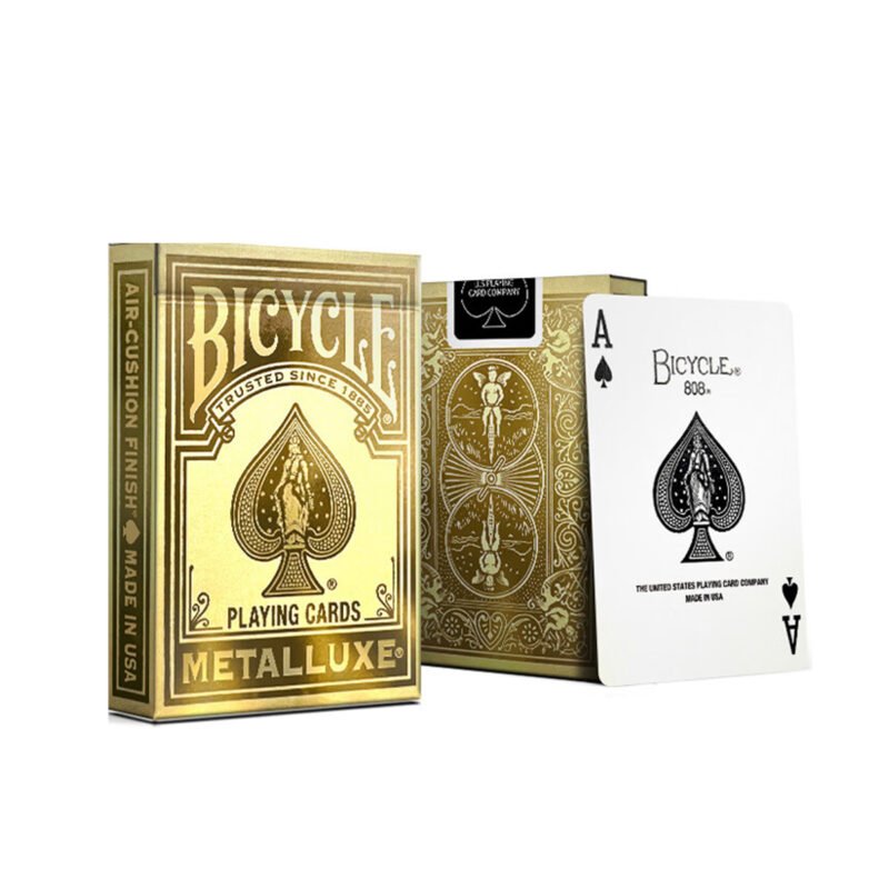 Bicycle Marked Deck Golden for Marking Cards Contact Lenses - Image 3