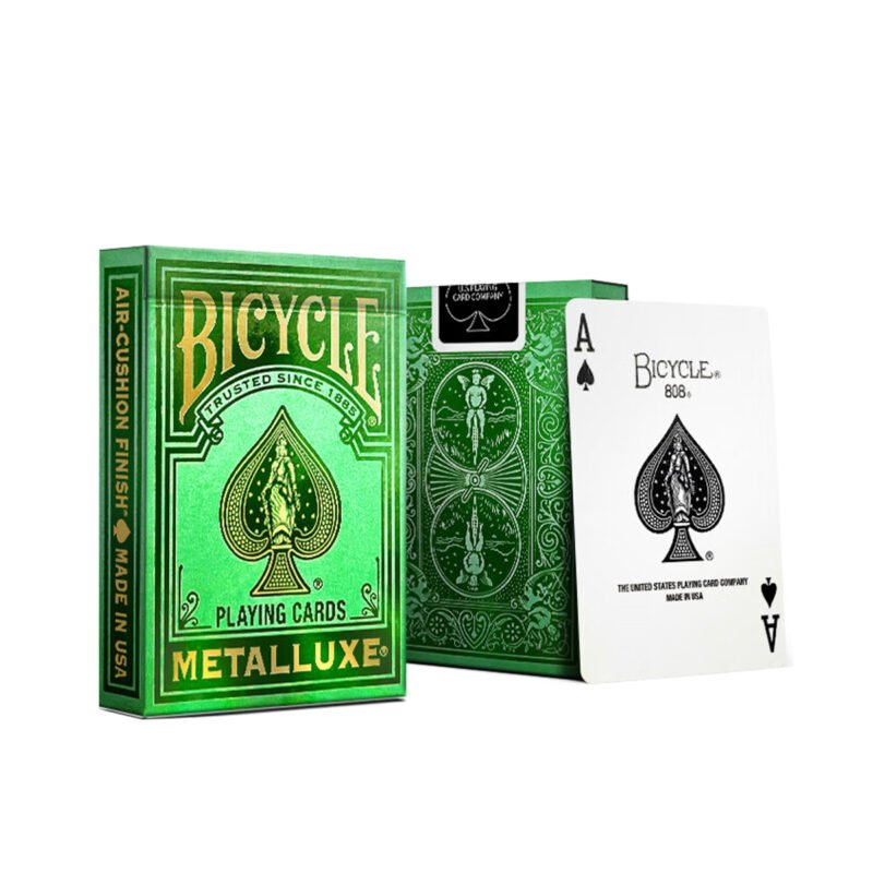 Bicycle Marked Cards Poker Gold Stamping Green Edition for Poker Cheating Contact Lenses - Image 3