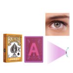 Bicycle Luminous Marked Cards Silver for Invisible Ink Contact Lenses