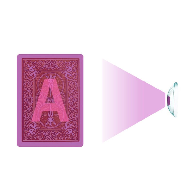 Bicycle Luminous Marked Cards Silver for Invisible Ink Contact Lenses - Image 4