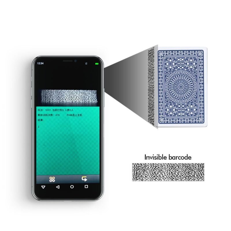 Modiano Club Bridge Side Barcode Marking Invisible Ink Cards For Poker Hand Analyzer - Image 3