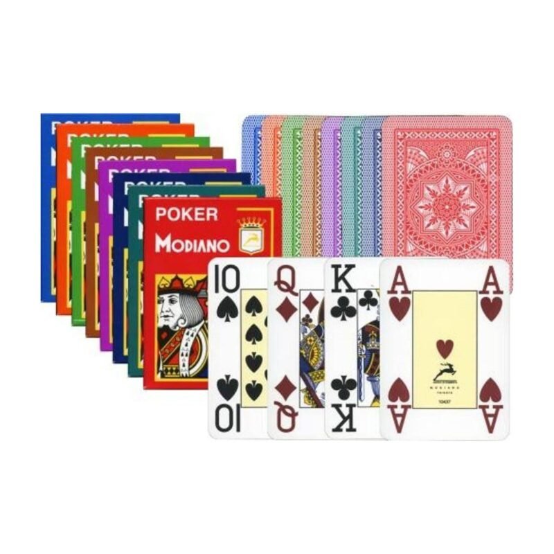 Modiano Cristallo Barcode Invisible Marked Decks Poker for Scanning Poker Camera & Poker Analyzer - Image 2