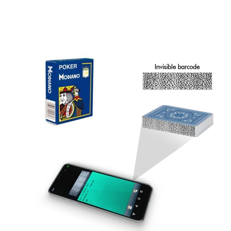 Modiano Cristallo Barcode Invisible Marked Decks Poker for Scanning Poker Camera & Poker Analyzer - Image 3